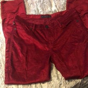 Rock and republic red corduroys size 14 skinny